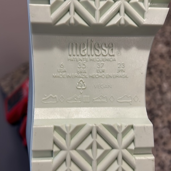 WOMENS 6 MELISSA SHOES FLUFFY SNEAKER – BOOT in GREEN (VERDE HORTELA) NWT - Picture 13 of 13